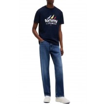 TOMMY JEANS REG SAILING EXT T-SHIRT ΜΠΛΟΥΖΑ ΑΝΔΡΙΚΗ NAVY