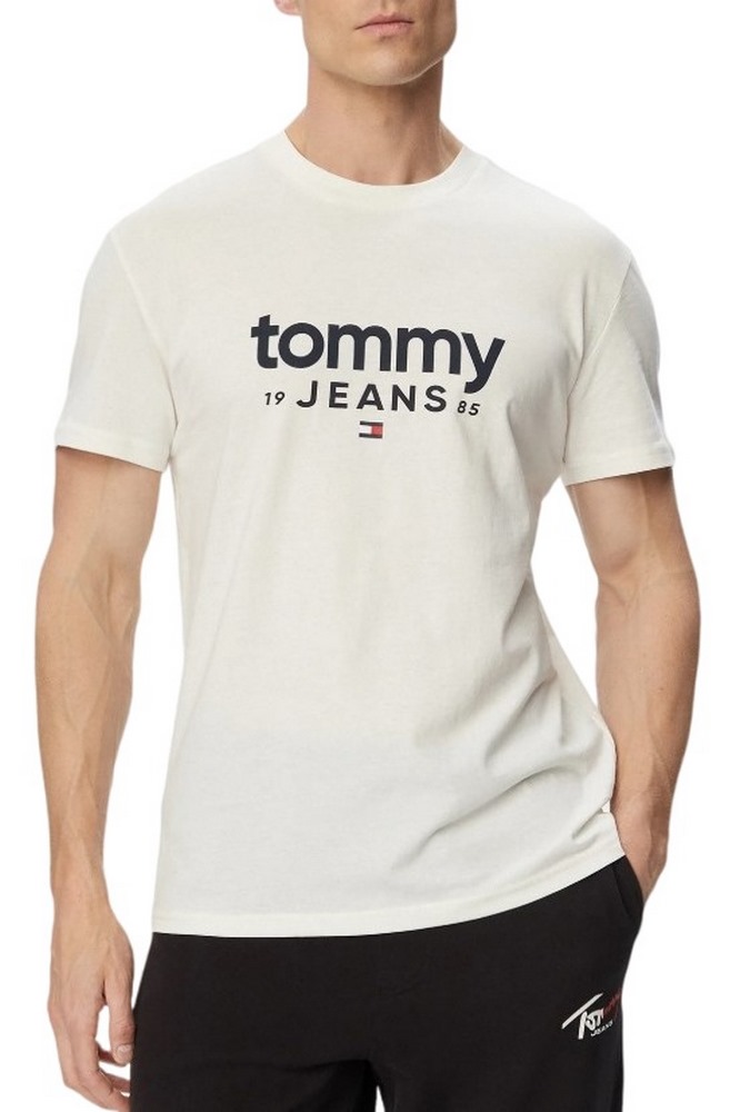 TOMMY JEANS SLIM GRAPHIC T-SHIRT ΜΠΛΟΥΖΑ ΑΝΔΡΙΚΗ OFF WHITE