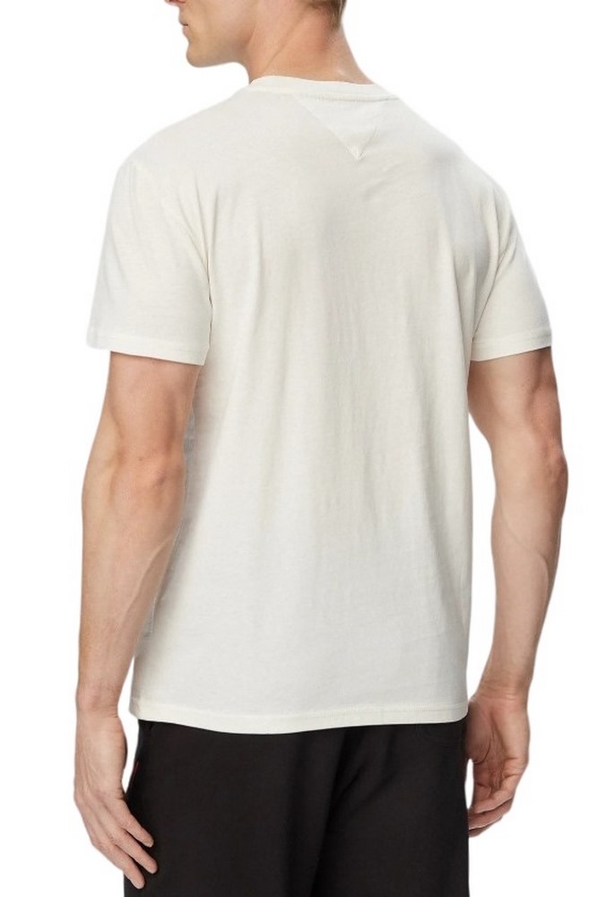 TOMMY JEANS SLIM GRAPHIC T-SHIRT ΜΠΛΟΥΖΑ ΑΝΔΡΙΚΗ OFF WHITE