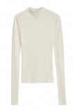 HUGO BOSS SWEATER SARMIA B ΜΠΛΟΥΖΑ ΠΛΕΚΤΗ ΓΥΝΑΙΚΕΙΑ OFF WHITE