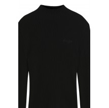 HUGO BOSS SWEATER SARMIA B ΜΠΛΟΥΖΑ ΠΛΕΚΤΗ ΓΥΝΑΙΚΕΙΑ BLACK