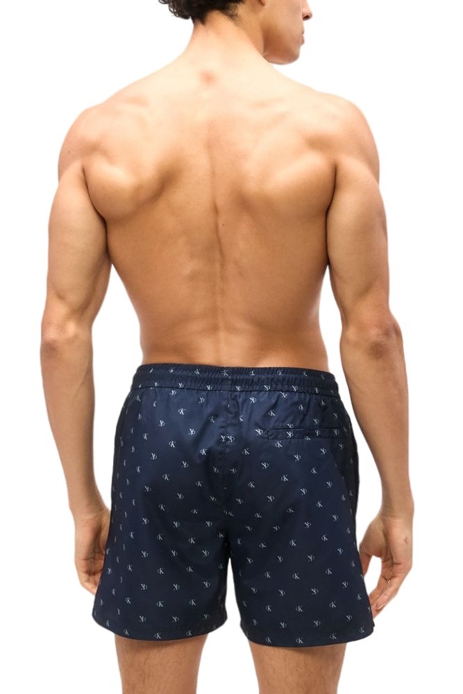 CALVIN KLEIN MEDIUM DRAWSTRING COVERED WAISTB ΜΑΓΙΟ ΑΝΔΡΙΚΟ DARK NAVY