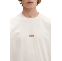 HUGO BOSS NALONO JERSEY T-SHIRT ΜΠΛΟΥΖΑ ΑΝΔΡΙΚΗ OFF WHITE