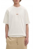 HUGO BOSS NALONO JERSEY T-SHIRT ΜΠΛΟΥΖΑ ΑΝΔΡΙΚΗ OFF WHITE