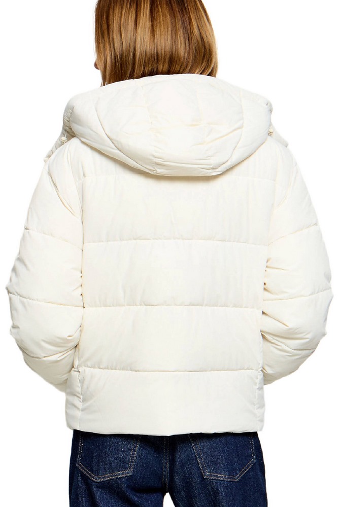 CALVIN KLEIN JEANS MATTE MW SHORT PUFFER ΜΠΟΥΦΑΝ ΓΥΝΑΙΚΕΙΟ OFF WHITE