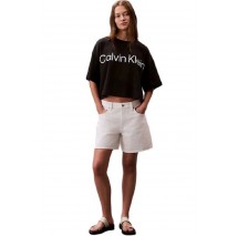 CALVIN KLEIN JEANS A BOXY LOGO GRAPHIC T-SHIRT ΜΠΛΟΥΖΑ ΓΥΝΑΙΚΕΙΑ BLACK