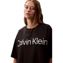 CALVIN KLEIN JEANS A BOXY LOGO GRAPHIC T-SHIRT ΜΠΛΟΥΖΑ ΓΥΝΑΙΚΕΙΑ BLACK