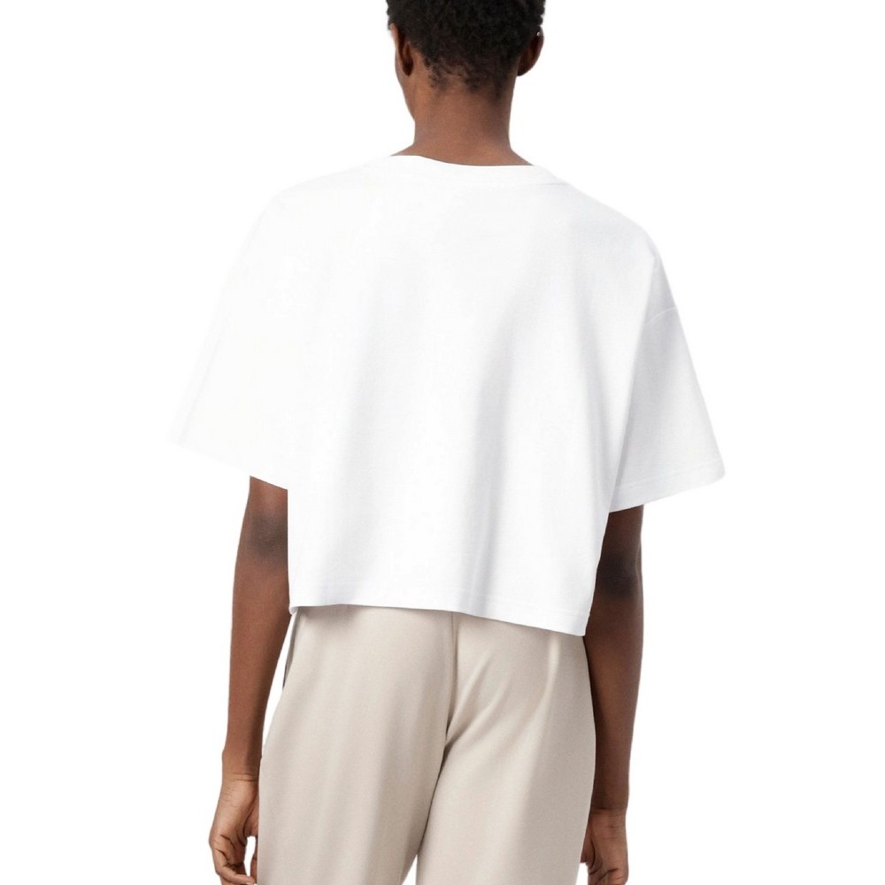CALVIN KLEIN JEANS A BOXY LOGO GRAPHIC T-SHIRT ΜΠΛΟΥΖΑ ΓΥΝΑΙΚΕΙΑ BRIGHT WHITE