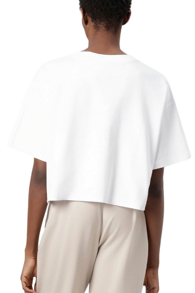 CALVIN KLEIN JEANS A BOXY LOGO GRAPHIC T-SHIRT ΜΠΛΟΥΖΑ ΓΥΝΑΙΚΕΙΑ BRIGHT WHITE