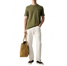 HUGO BOSS NESPTEE JERSEY T-SHIRT ΜΠΛΟΥΖΑ ΑΝΔΡΙΚΗ MILITARY GREEN