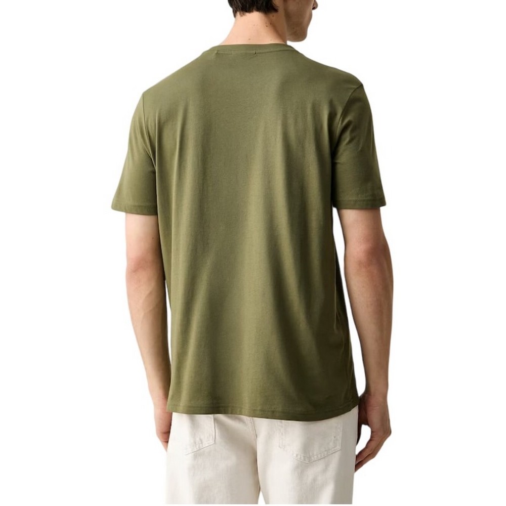 HUGO BOSS NESPTEE JERSEY T-SHIRT ΜΠΛΟΥΖΑ ΑΝΔΡΙΚΗ MILITARY GREEN