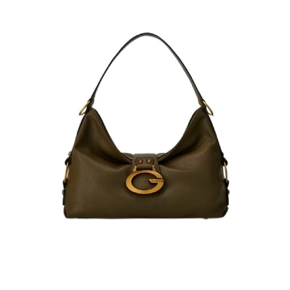 GUESS CAMDEN SHOULDER BAG ΤΣΑΝΤΑ ΓΥΝΑΙΚΕΙΑ OLIVE