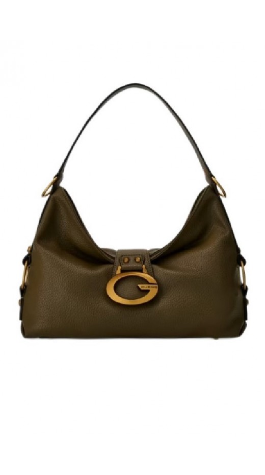 GUESS CAMDEN SHOULDER BAG ΤΣΑΝΤΑ ΓΥΝΑΙΚΕΙΑ OLIVE