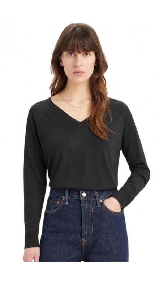 LEVIS PETAL VNECK SWEATER A85020001 ΜΠΛΟΥΖΑ ΓΥΝΑΙΚΕΙΑ BLACK