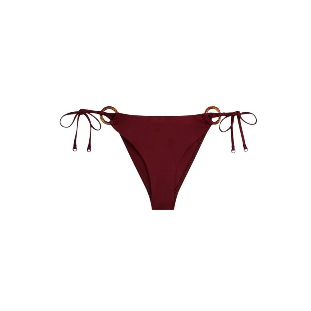 TOMMY HILFIGER V STRING SIDE TIE ΜΑΓΙΟ ΓΥΝΑΙΚΕΙΟ BORDEAUX