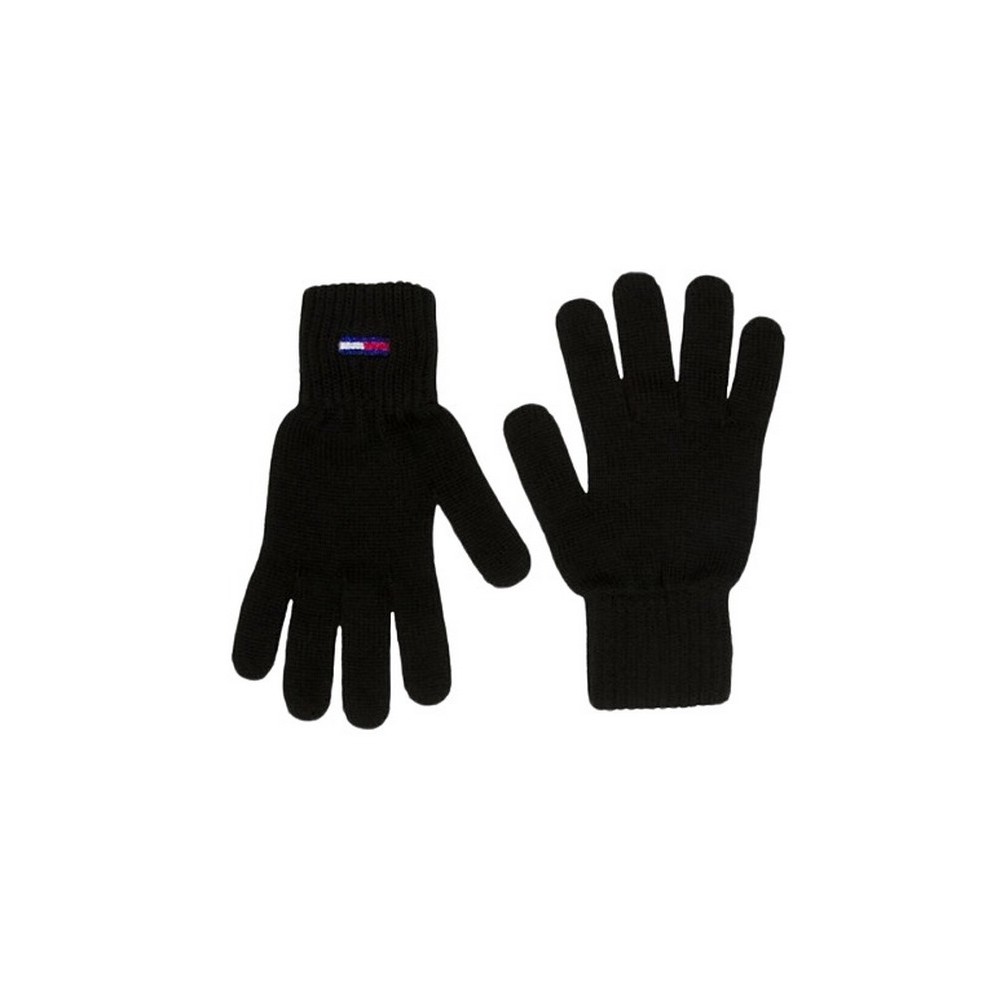 TOMMY HILFIGER TJW FLAG GLOVES ΓΑΝΤΙΑ ΓΥΝΑΙΚΕΙΑ BLACK