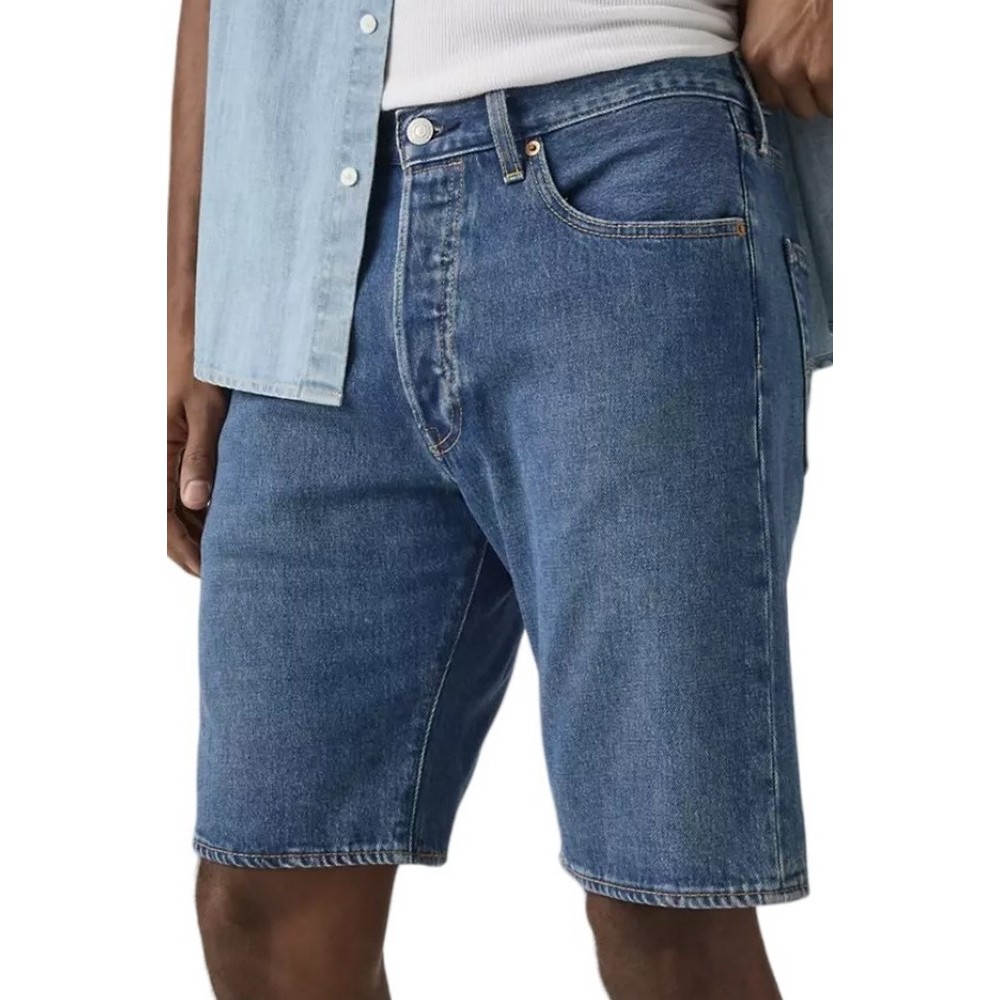 LEVIS 501® ORIGINAL SHORTS ΒΕΡΜΟΥΔΑ ΑΝΔΡΙΚΗ BLUΕ DENIM