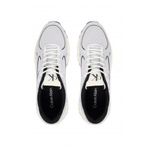 CALVIN KLEIN HIKE RUNNER LACEUP MESH MIX MET ΠΑΠΟΥΤΣΙ ΑΝΔΡΙΚΟ SILVER