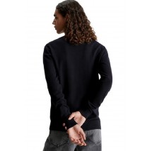 CALVIN KLEIN INSTITUTIONAL ROLL NECK SWEATER ΜΠΛΟΥΖΑ ΑΝΔΡΙΚΗ BLACK