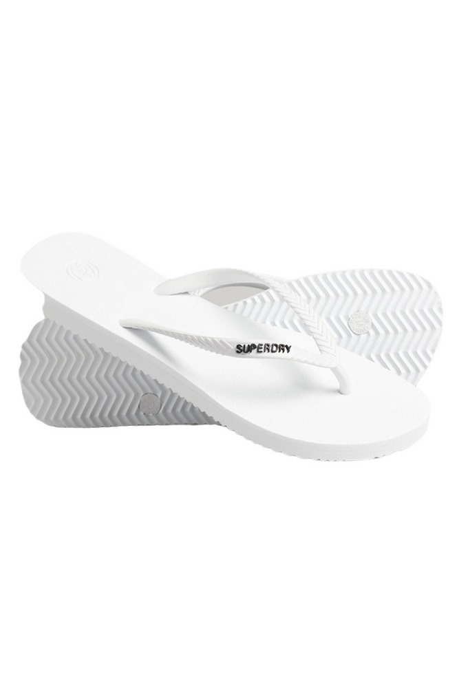 ΠΑΝΤΟΦΛΕΣ OVIN VINTAGE CLASSIC FLIP FLOP ΓΥΝΑΙΚΕΙΑ SUPERDRY WHITE