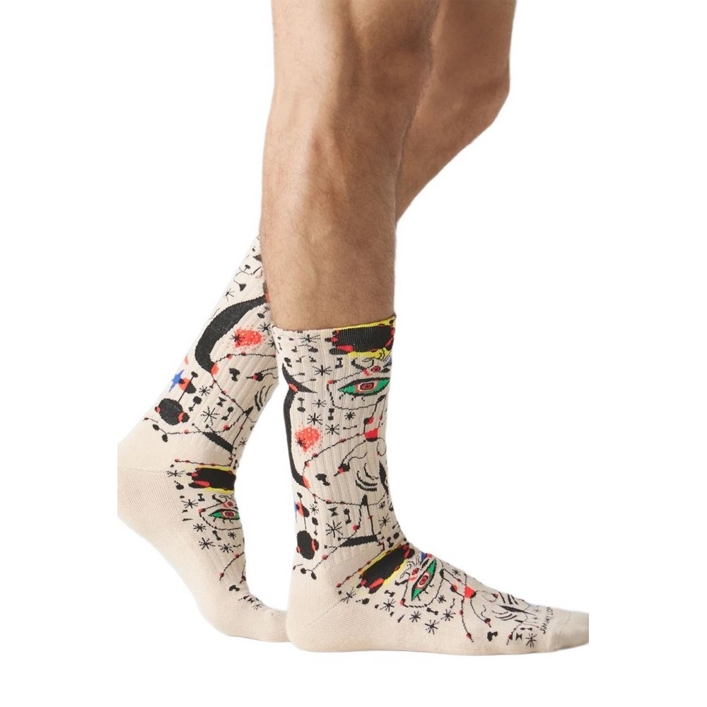 JIMMY LION ATHLETIC MICRO CIPHERS & CONSTELLATION ΚΑΛΤΣΕΣ UNISEX BEIGE
