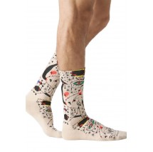 JIMMY LION ATHLETIC MICRO CIPHERS & CONSTELLATION ΚΑΛΤΣΕΣ UNISEX BEIGE
