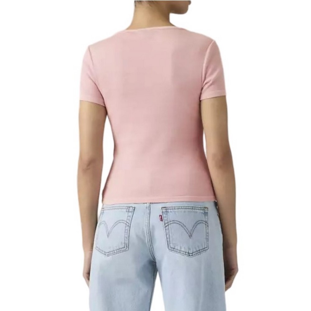 LEVIS® ESSENTIAL SQRD NECK T-SHIRT ΜΠΛΟΥΖΑ ΓΥΝΑΙΚΕΙΑ PINK