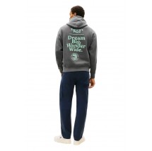 TOMMY JEANS REG WASHED NOV HOOD ΦΟΥΤΕΡ ΑΝΔΡΙΚΟ WASHED BLACK