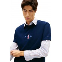 TOMMY JEANS REG SIGN BLOCK T-SHIRT ΜΠΛΟΥΖΑ ΑΝΔΡΙΚΗ NAVY