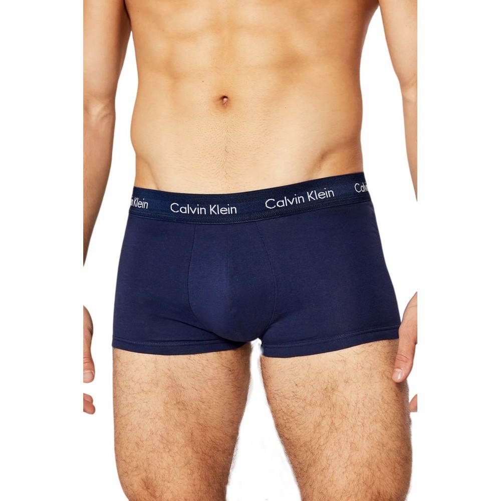 CALVIN KLEIN LOW RISE TRUNK 3PK MULTI