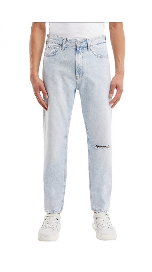 CALVIN KLEIN JEANS REGULAR TAPER ΠΑΝΤΕΛΟΝΙ ΑΝΔΡΙΚΟ BLUΕ DENIM