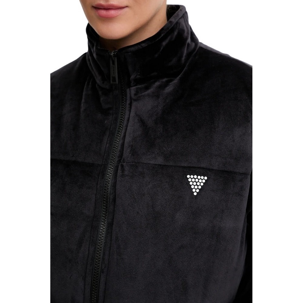 GUESS COUTURE PUFFER JACKET ΜΠΟΥΦΑΝ ΓΥΝΑΙΚΕΙΟ BLACK