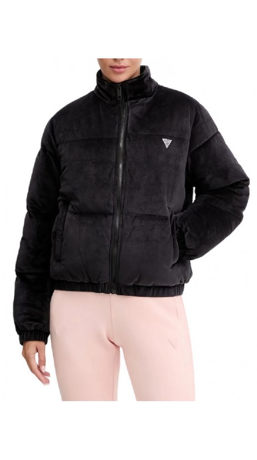 GUESS COUTURE PUFFER JACKET ΜΠΟΥΦΑΝ ΓΥΝΑΙΚΕΙΟ BLACK