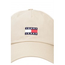 TOMMY JEANS HERITAGE CORE CAP ΚΑΠΕΛΟ ΑΝΔΡΙΚΟ STONE