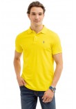 U.S POLO ASSN  41029 POLO T-SHIRT ΜΠΛΟΥΖΑ ΑΝΔΡΙΚΗ YELLOW