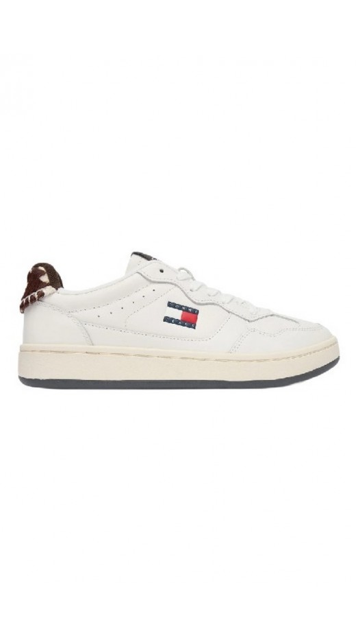 TOMMY JEANS ARCHIVE 98 CALF HAIR TAB ΠΑΠΟΥΤΣΙ ΓΥΝΑΙΚΕΙΟ ECRU