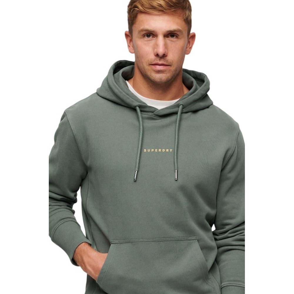 SUPERDRY SURPLUS LOGO HOOD ΦΟΥΤΕΡ ΑΝΔΡΙΚΟ GREEN