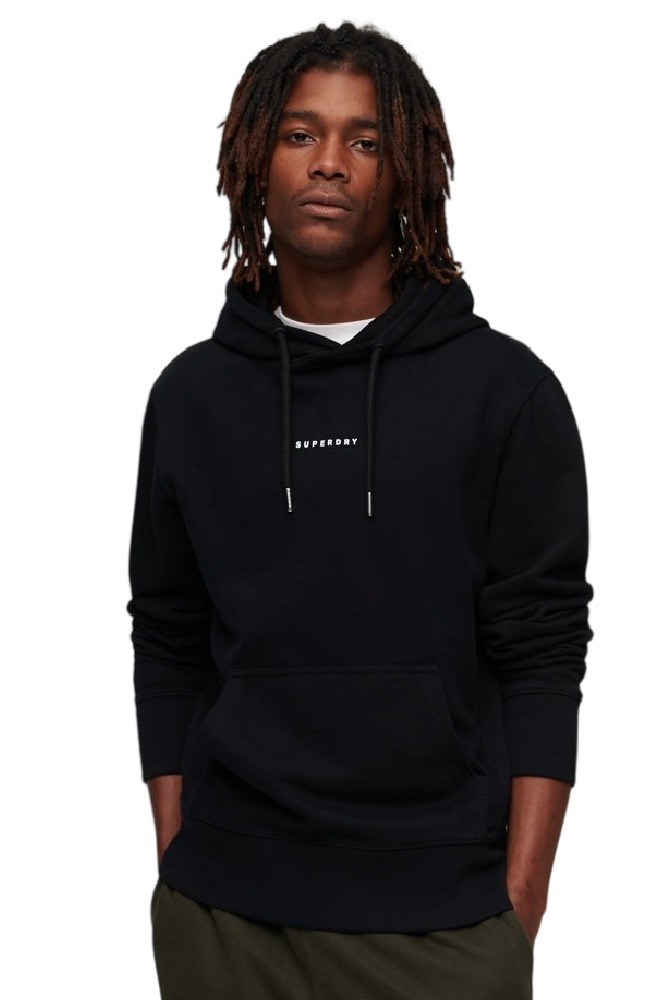 SUPERDRY D4 SDCD CODE SURPLUS LOGO HOOD ΦΟΥΤΕΡ ΑΝΔΡΙΚΟ BLACK