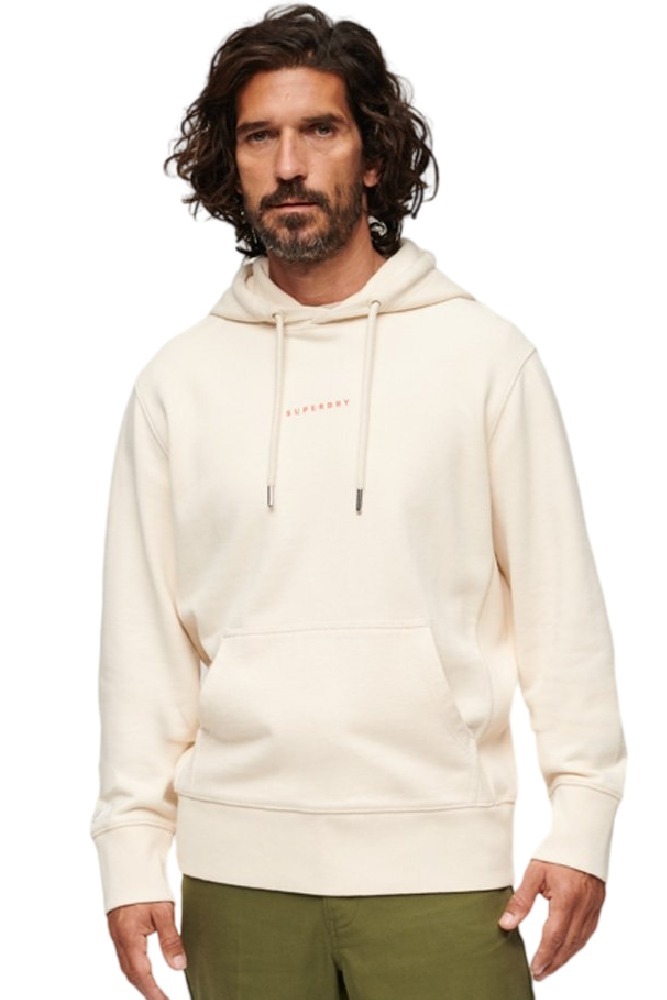 SUPERDRY SURPLUS LOGO HOOD ΦΟΥΤΕΡ ΑΝΔΡΙΚΟ OFF WHITE