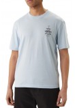 HUGO BOSS JERSEY NUCAVO T-SHIRT ΜΠΛΟΥΖΑ ΑΝΔΡΙΚΗ CIEL