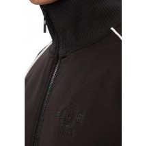 GUESS EDWIN FULL ZIP SWEATSHIRT ΖΑΚΕΤΑ ΦΟΥΤΕΡ ΑΝΔΡΙΚΗ BLACK