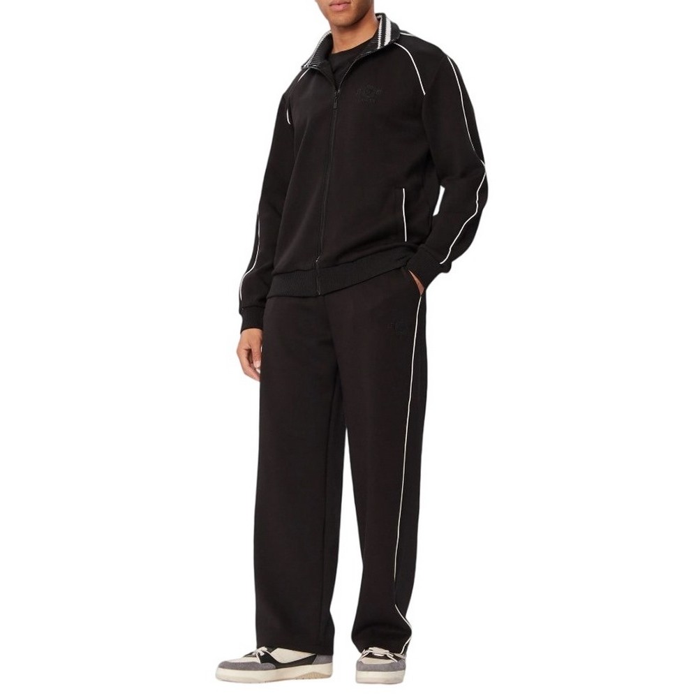 GUESS EDWIN FULL ZIP SWEATSHIRT ΖΑΚΕΤΑ ΦΟΥΤΕΡ ΑΝΔΡΙΚΗ BLACK