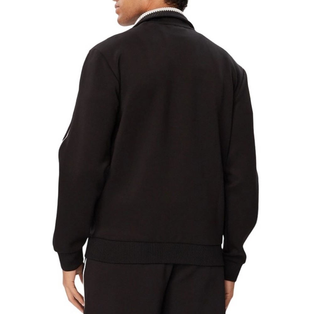 GUESS EDWIN FULL ZIP SWEATSHIRT ΖΑΚΕΤΑ ΦΟΥΤΕΡ ΑΝΔΡΙΚΗ BLACK