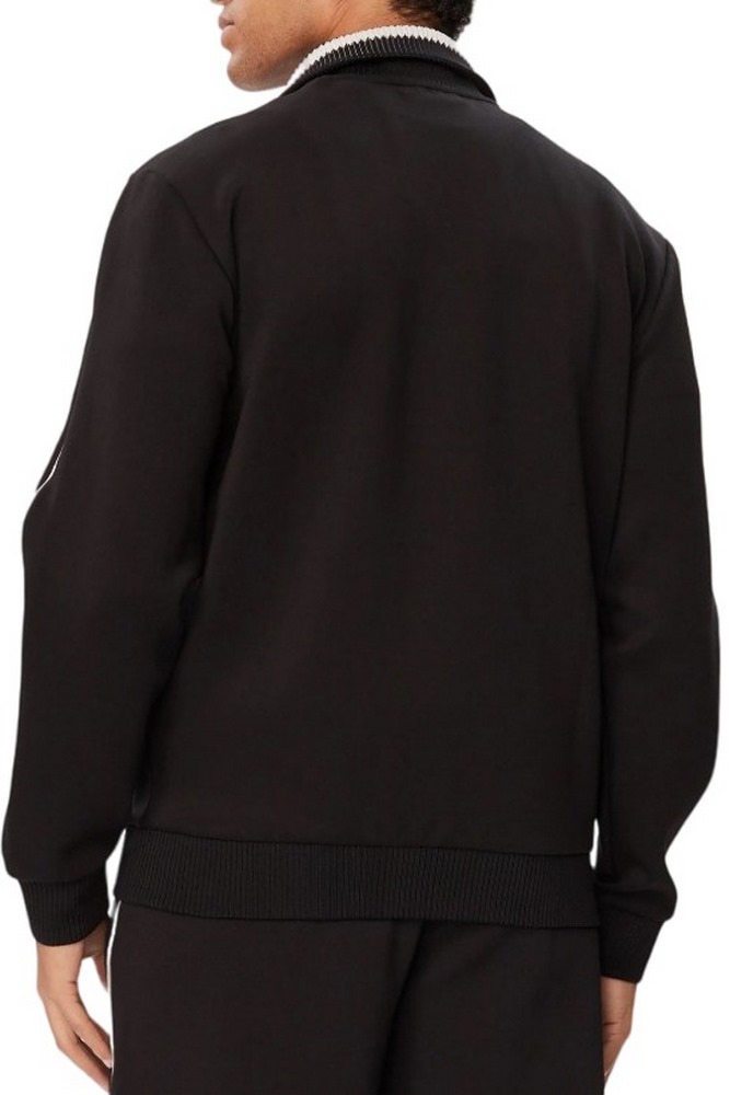 GUESS EDWIN FULL ZIP SWEATSHIRT ΖΑΚΕΤΑ ΦΟΥΤΕΡ ΑΝΔΡΙΚΗ BLACK