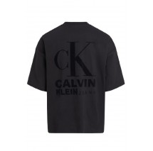 CALVIN KLEIN JEANS BOLD LOGO VARSITY TEE ΜΠΛΟΥΖΑ ΑΝΔΡΙΚΗ BLACK