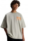 CALVIN KLEIN JEANS BOLD LOGO VARSITY TEE ΜΠΛΟΥΖΑ ΑΝΔΡΙΚΗ TAUPE