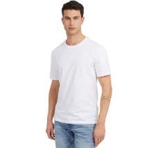 GUESS BASIC PIMA T-SHIRT ΜΠΛΟΥΖΑ ΑΝΔΡΙΚΗ WHITE