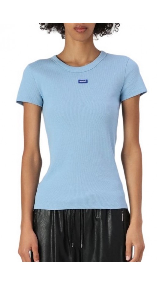 HUGO BOSS JERSEY BABY TEE B T-SHIRT ΜΠΛΟΥΖΑ ΓΥΝΑΙΚΕΙΑ CIEL