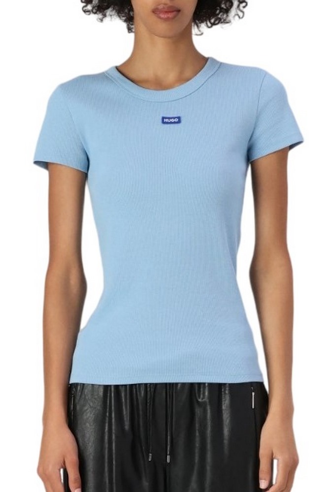 HUGO BOSS JERSEY BABY TEE B T-SHIRT ΜΠΛΟΥΖΑ ΓΥΝΑΙΚΕΙΑ CIEL