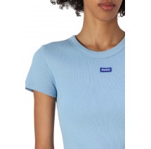 HUGO BOSS JERSEY BABY TEE B T-SHIRT ΜΠΛΟΥΖΑ ΓΥΝΑΙΚΕΙΑ CIEL